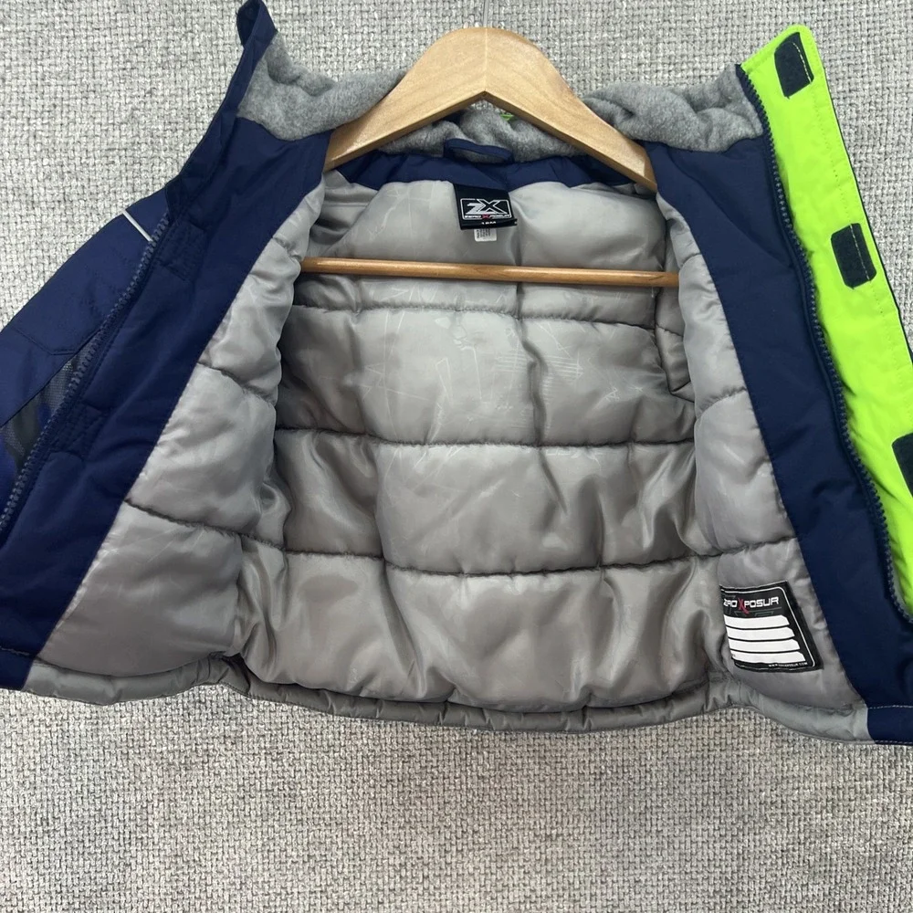 Zero Exposure Baby Boys Hooded Winter‎ Jacket 18M Navy Camo Hooded Pockets